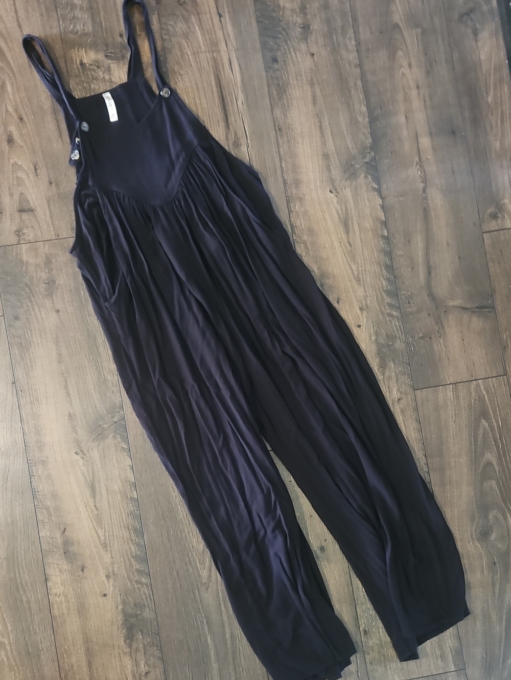 Zenana Women's Rayon Wide-Leg Jumpsuit with Adjustable Straps